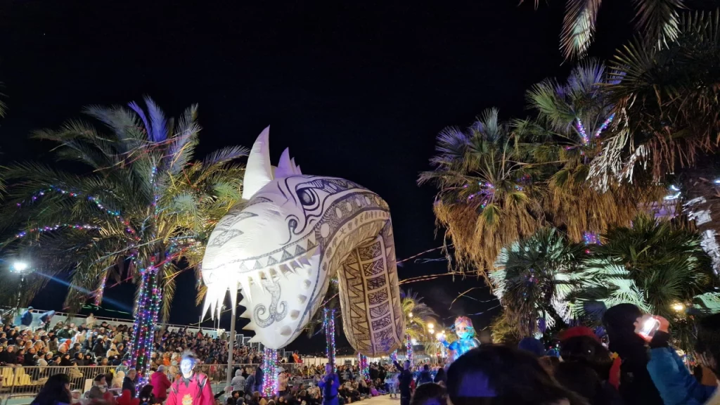 Carnaval de nice avec des enfants