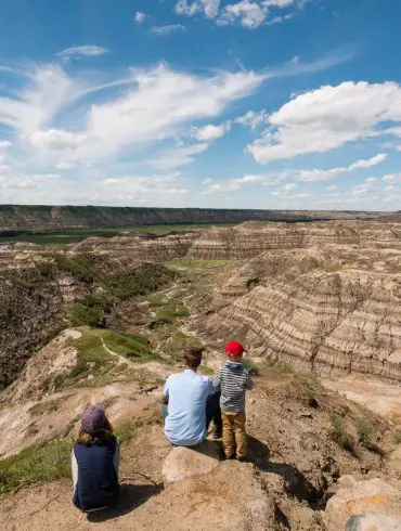 Dinosaure Trail en famille - Drumheller et les Badlands