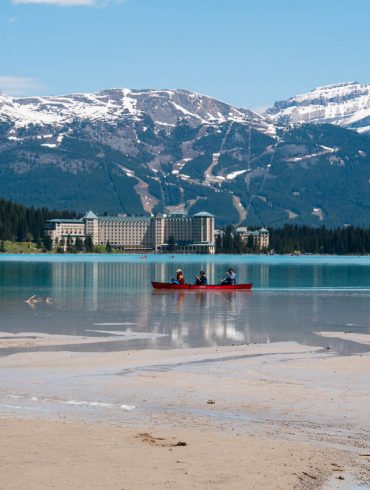 Canada en famille Lac Louise Ouest canadien