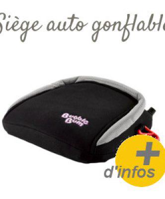 Bubblebum Siège Rehausseur Auto gonflable Chevron Rose