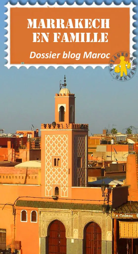 Marrakech en famille - pinterest