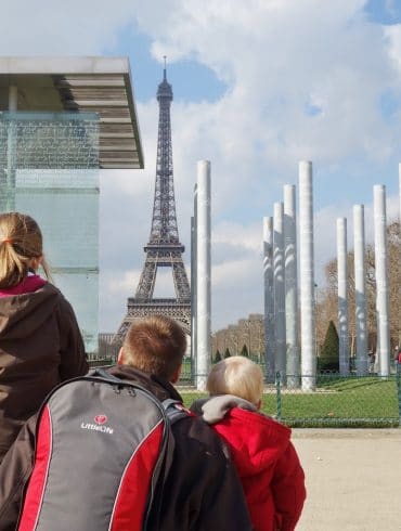 Visiter Paris en famille: Tour eiffel et Trocadéro