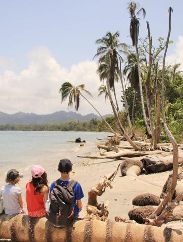 Une famille nombreuse au Costa Rica