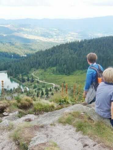 Itineraire Routes des cretes Vosges en famille