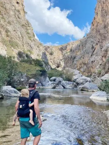 Bivouac Crète en tente en famille