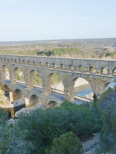 Visite Pont du gard en famille