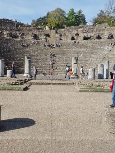 Lyon en famille Amphitheatre