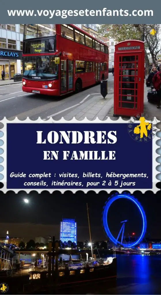 Londres en famille guide pratique