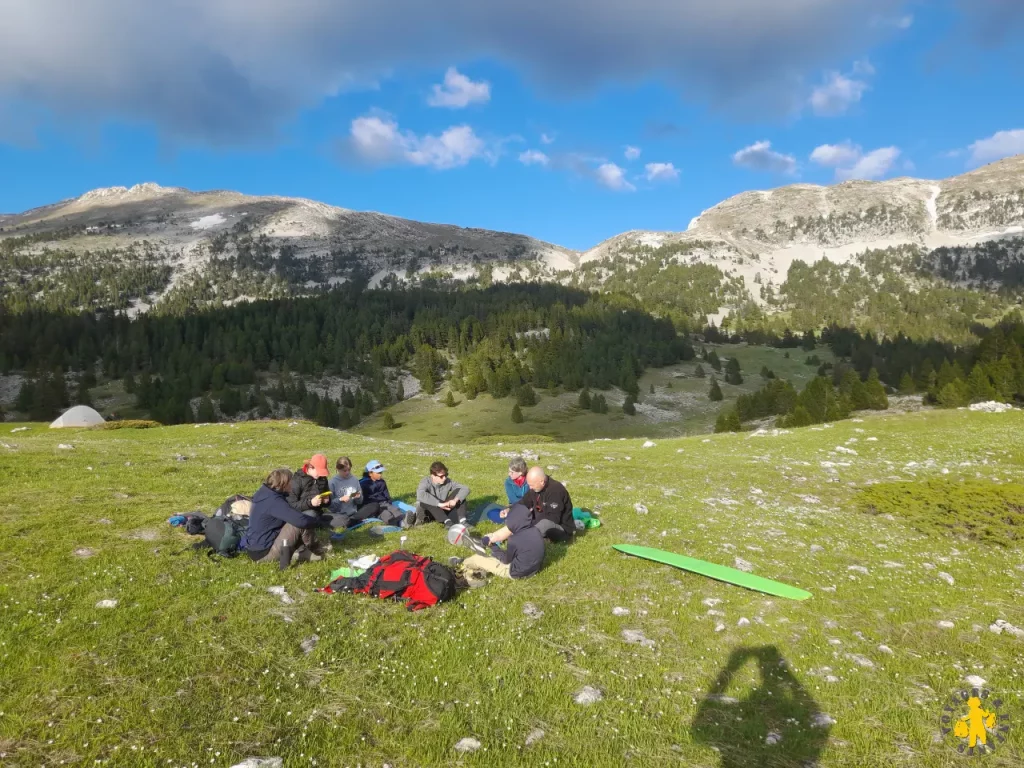 3 jours rando itinérante familiale Hauts Plateaux du Vercors