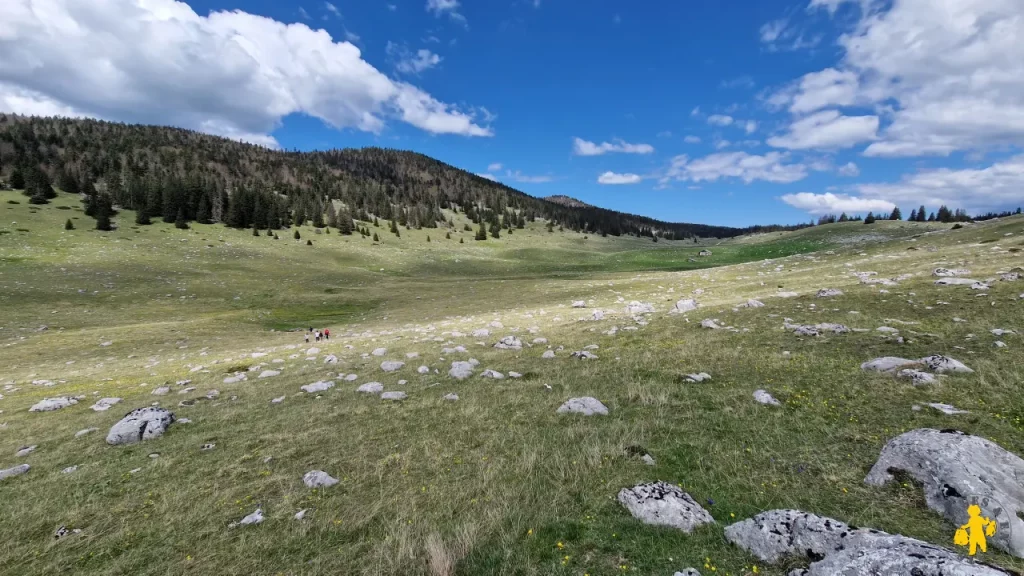 3 jours rando itinérante familiale Hauts Plateaux du Vercors