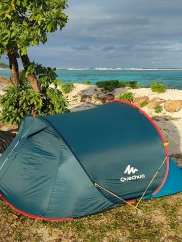 Séjour camping Polynésie française avec ado en famille