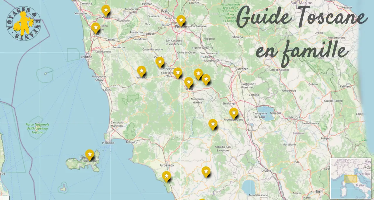 Guide Toscane en famille