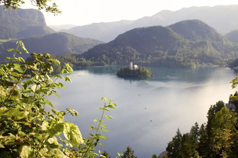 voyage slovénie en famille: visite de bled