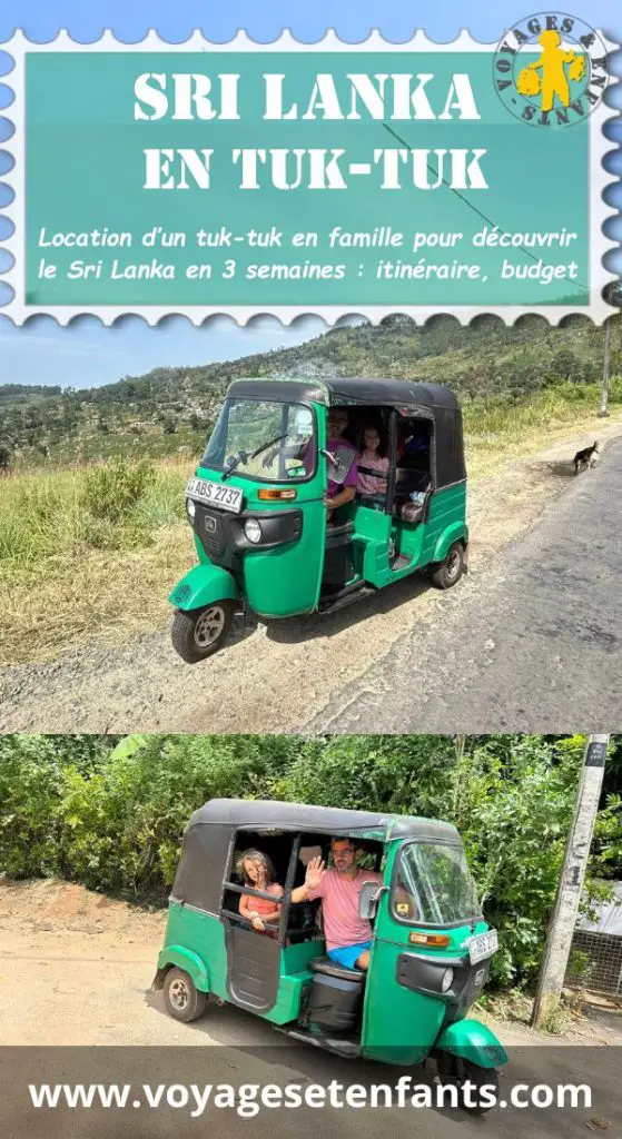 3 semaines au Sri Lanka en Tuk-tuk