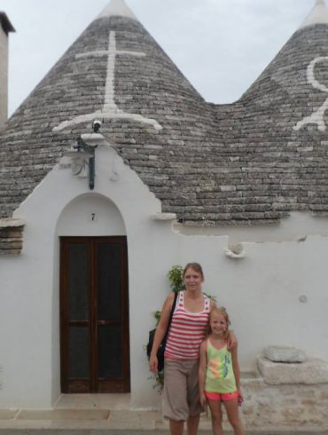 En famille dans les Pouilles, en Italie